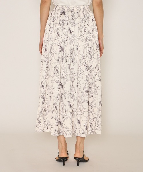 BARNYARDSTORM(バンヤードストーム)の「BARNYARDSTORM / ラインドローイングスカート【一部店舗限定】(スカート・レディース・ブラック/オフホワイト・FREE)」の15枚目の写真