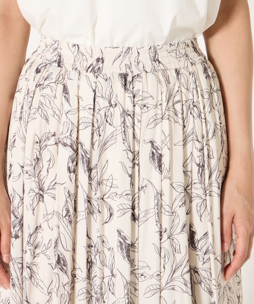 BARNYARDSTORM(バンヤードストーム)の「BARNYARDSTORM / ラインドローイングスカート【一部店舗限定】(スカート・レディース・ブラック/オフホワイト・FREE)」の16枚目の写真