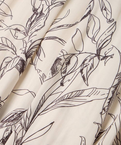 BARNYARDSTORM(バンヤードストーム)の「BARNYARDSTORM / ラインドローイングスカート【一部店舗限定】(スカート・レディース・ブラック/オフホワイト・FREE)」の19枚目の写真