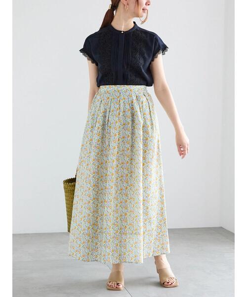 Te chichi（テチチ）の「ピンタックレース比翼ブラウス（シャツ/ブラウス・レディース・ネイビー/オフホワイト/グレー・F）」の22枚目の写真