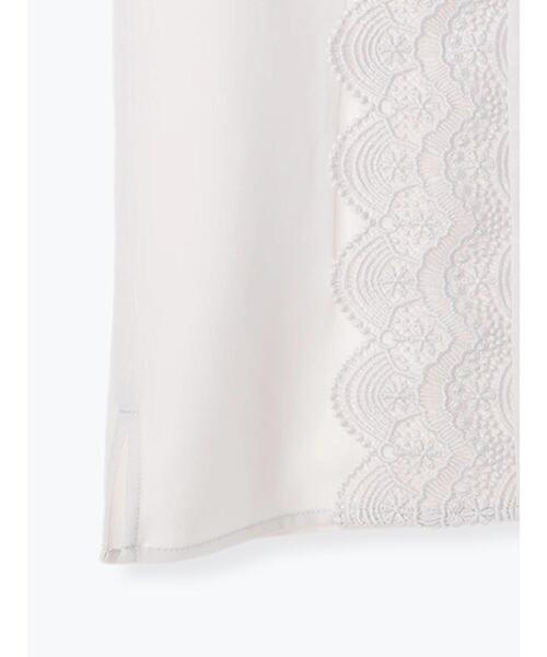 Te chichi（テチチ）の「ピンタックレース比翼ブラウス（シャツ/ブラウス・レディース・ネイビー/オフホワイト/グレー・F）」の14枚目の写真