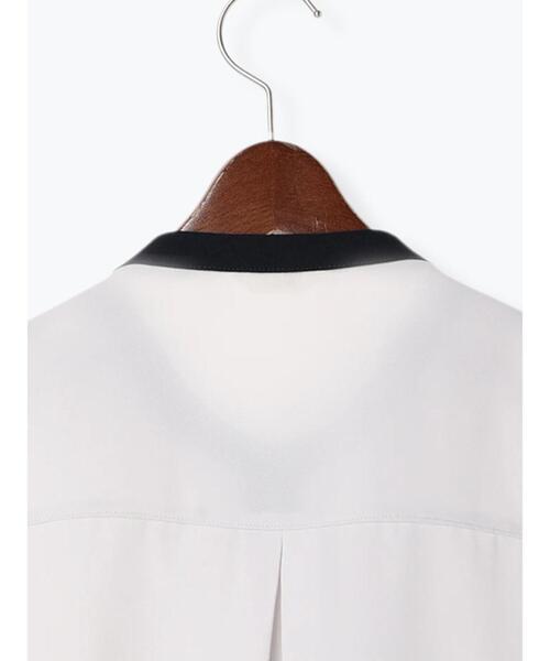 Te chichi（テチチ）の「ピンタックレース比翼ブラウス（シャツ/ブラウス・レディース・ネイビー/オフホワイト/グレー・F）」の13枚目の写真