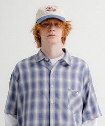 WV PROJECT正規品★24AW★Ride チェックシャツ LIMITEDオーバーサイズチェックシャツ（RED×RED） | HATSUNEX