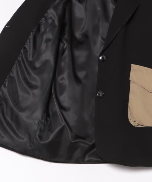 DOLLUPOOPS（ドールアップウップス）の「パネルジャケット（ナイロンジャケット・レディース・ブラック・38）」の18枚目の写真