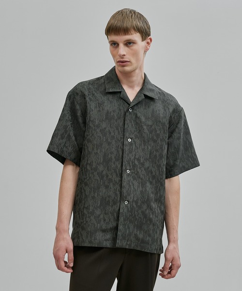 UNITED TOKYO ユナイテッドトウキョウ シャツ グレー S セール】SMALL MESH レギュラーSH（シャツ/ブラウス）｜UNITED