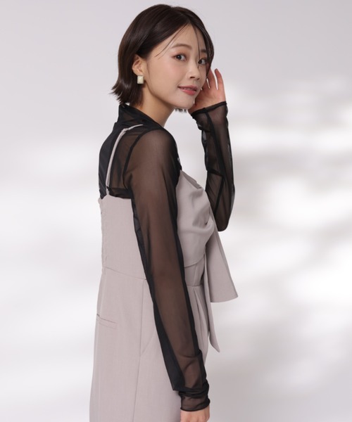 Apuweiser-riche リボンディティールオールインワン Apuweiser-riche