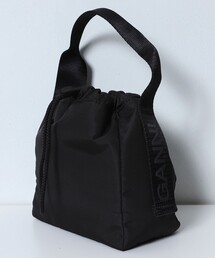 GANNI | GANNI/ガニー RECYCLED TECH POUCH / A5740 / 巾着ハンドバッグ(ショルダーバッグ)