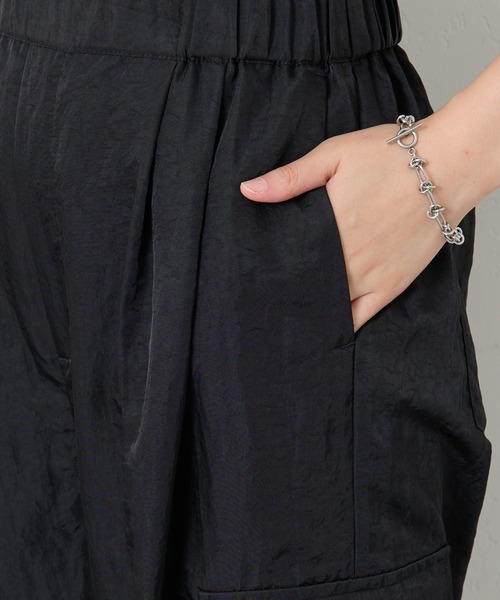 COLLAGE GALLARDAGALANTE（コラージュガリャルダガランテ）の「【OT】ナイロンツイルカーゴパンツ/WEB限定（カーゴパンツ・レディース・モカ/ブラック・FREE）」の15枚目の写真