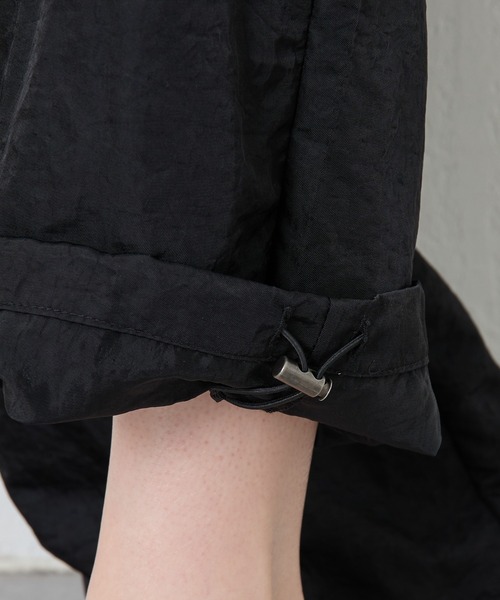 COLLAGE GALLARDAGALANTE（コラージュガリャルダガランテ）の「【OT】ナイロンツイルカーゴパンツ/WEB限定（カーゴパンツ・レディース・モカ/ブラック・FREE）」の12枚目の写真