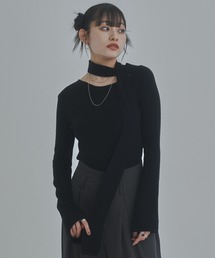 アシンメトリーチョーカートップス