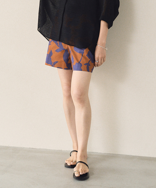 専用 未使用 24SS IENA イエナ ボタニカルショートパンツ ジャガード IENA（イエナ）の「ボタニカルショートパンツ（その他パンツ