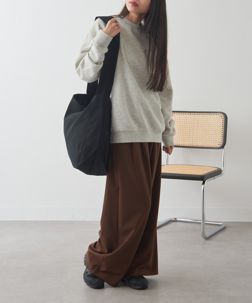 United Athle（ユナイテッドアスレ）の「【United Athle】heavy canvas newspaper bag / ヘヴィーキャンバス ニュースペーパーバッグ 1522（ショルダーバッグ・レディース・アイボリー/ブラック・FREE）」の16枚目の写真