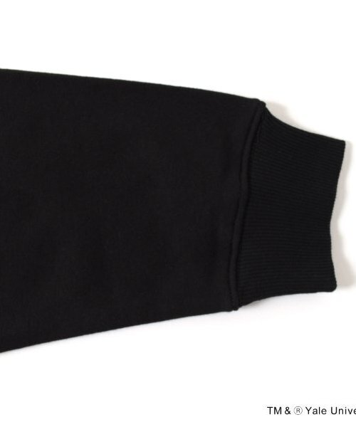 GLAZOS(グラソス)の「【大人向けサイズあり】【YALE】フロントフットボールロゴプリントトレーナー(スウェット・キッズ・ネイビー/ブラック/グレー・S/M/L/LL)」の7枚目の写真