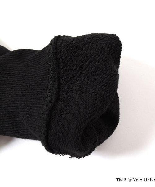 GLAZOS(グラソス)の「【大人向けサイズあり】【YALE】フロントフットボールロゴプリントトレーナー(スウェット・キッズ・ネイビー/ブラック/グレー・S/M/L/LL)」の8枚目の写真