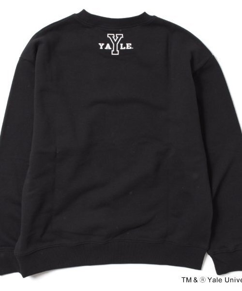 GLAZOS(グラソス)の「【大人向けサイズあり】【YALE】フロントフットボールロゴプリントトレーナー(スウェット・キッズ・ネイビー/ブラック/グレー・S/M/L/LL)」の9枚目の写真