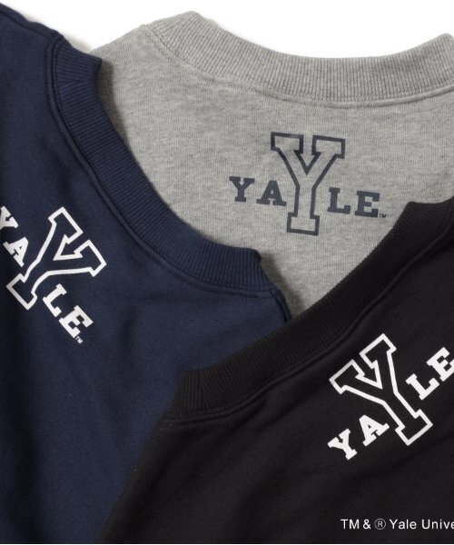 GLAZOS(グラソス)の「【大人向けサイズあり】【YALE】フロントフットボールロゴプリントトレーナー(スウェット・キッズ・ネイビー/ブラック/グレー・S/M/L/LL)」の11枚目の写真