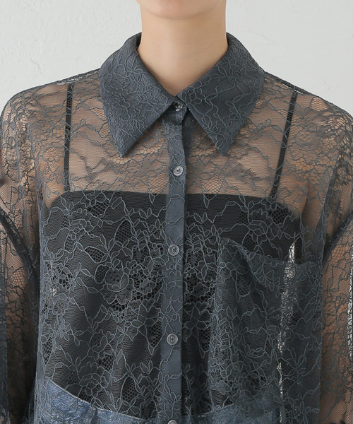 Spick & Span（スピックアンドスパン）の「Uhr / ウーア Lace Shirt