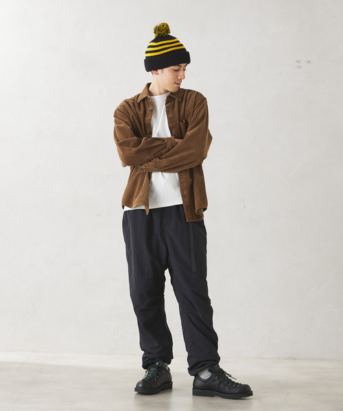 JOURNAL STANDARD relume（ジャーナルスタンダード　レリューム）の「AMERICAN コーデュロイシャツ by COTTON USA（シャツ/ブラウス・メンズ・ネイビー/ブラックミックス/ブラウン系その他・MEDIUM/LARGE）」の15枚目の写真