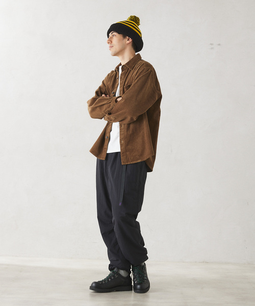 JOURNAL STANDARD relume（ジャーナルスタンダード　レリューム）の「AMERICAN コーデュロイシャツ by COTTON USA（シャツ/ブラウス・メンズ・ネイビー/ブラックミックス/ブラウン系その他・MEDIUM/LARGE）」の17枚目の写真