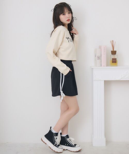 セール】【セットアップ対応】裏毛ラインミニSK（スカート