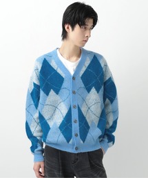 BLAYMORE（ブレイモア）の「【BLAYMORE】 Blaze Argyle Mohair Cardigan / アーガイル柄 モヘアカーディガン（カーディガン/ボレロ）」