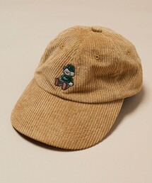 tombonia/トムボニア 別注 ワンポイント ムック刺繍 コーデュロイ キャップ