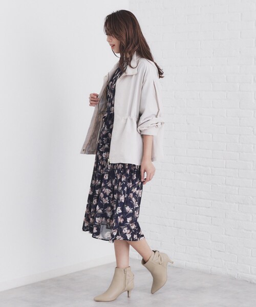 index（インデックス）の「◆バックリボンショートブーツ（ブーツ・レディース・ライトベージュ/ブラック・02/03）」の15枚目の写真