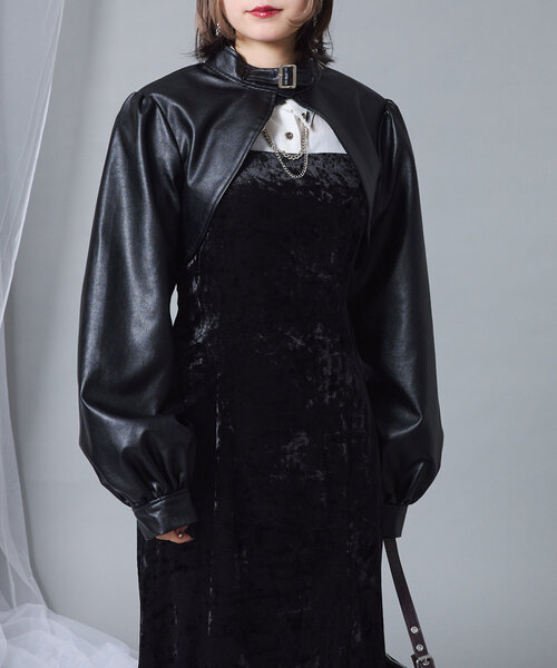 Mavie..7(メヴィセットゥ)の「【Mavie..7】キャミワンピース(ワンピース・レディース・ブラック・FREE)」の10枚目の写真