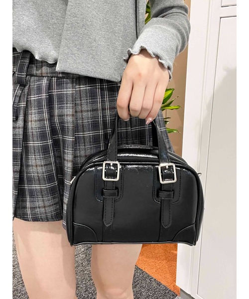 PHILLY（フィリー）の「【PHILLY】2WAYベルトデザインバッグ（ショルダーバッグ・レディース・ブラック/ブラウン・FREE）」の5枚目の写真