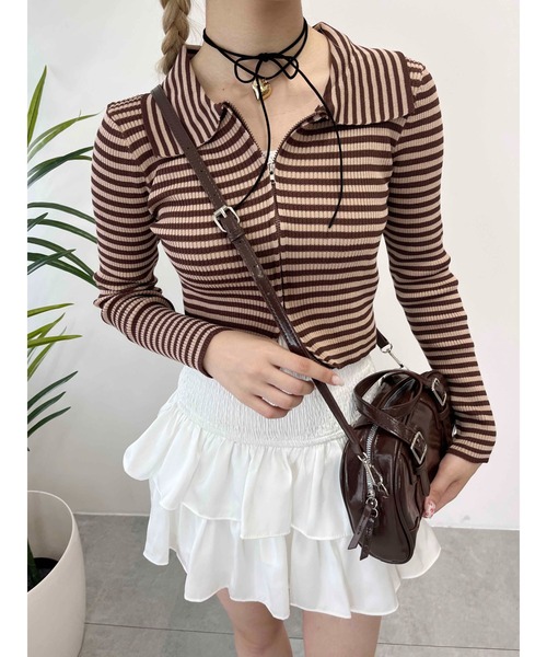 PHILLY（フィリー）の「【PHILLY】2WAYベルトデザインバッグ（ショルダーバッグ・レディース・ブラック/ブラウン・FREE）」の8枚目の写真