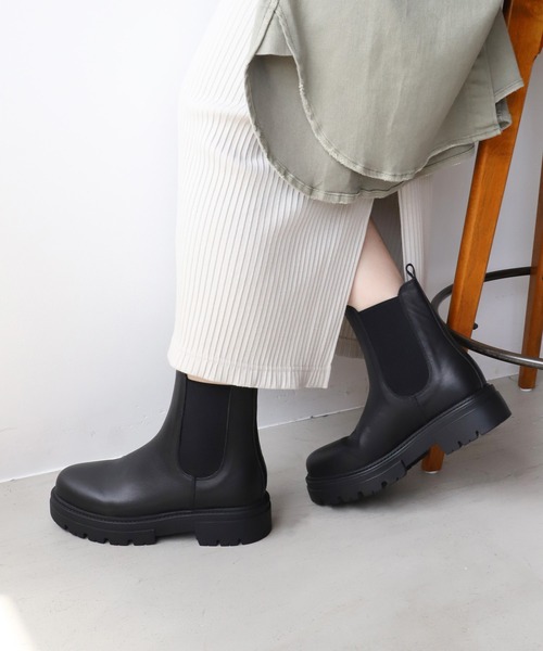 REMME】チェルシーショートブーツ-Chelsea Short Boots（ブーツ 
