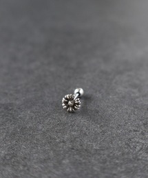 4INT. | メンズライク バーベル ボディピアス 16G(片耳用) / silver925 (金属アレルギー対応)(ピアス(片耳用))