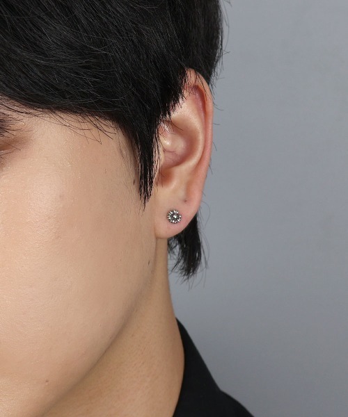 4INT.(フォイント)の「メンズライク バーベル ボディピアス 16G(片耳用) / silver925 (金属アレルギー対応)(ピアス(片耳用)・メンズ・A/B/C・FREE)」の5枚目の写真