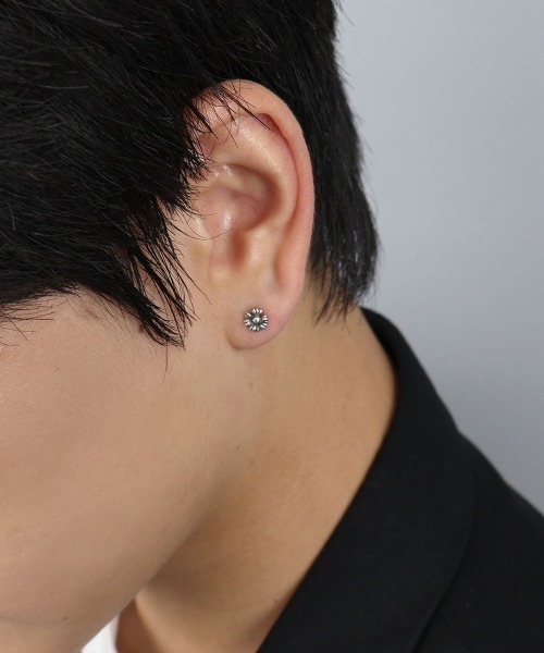 4INT.(フォイント)の「メンズライク バーベル ボディピアス 16G(片耳用) / silver925 (金属アレルギー対応)(ピアス(片耳用)・メンズ・A/B/C・FREE)」の6枚目の写真