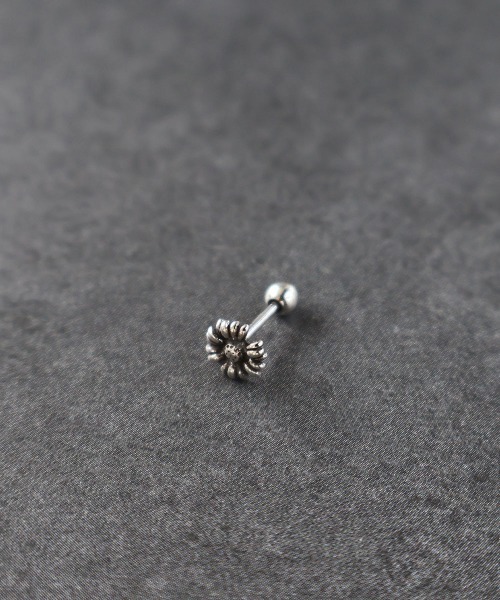 4INT.(フォイント)の「メンズライク バーベル ボディピアス 16G(片耳用) / silver925 (金属アレルギー対応)(ピアス(片耳用)・メンズ・A/B/C・FREE)」の9枚目の写真