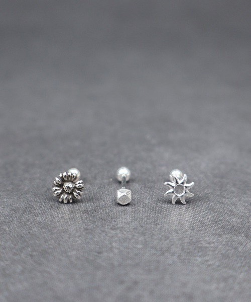 4INT.(フォイント)の「メンズライク バーベル ボディピアス 16G(片耳用) / silver925 (金属アレルギー対応)(ピアス(片耳用)・メンズ・A/B/C・FREE)」の13枚目の写真