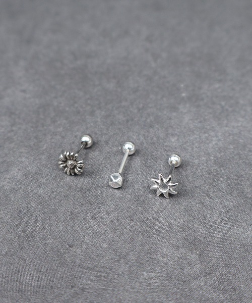 4INT.(フォイント)の「メンズライク バーベル ボディピアス 16G(片耳用) / silver925 (金属アレルギー対応)(ピアス(片耳用)・メンズ・A/B/C・FREE)」の14枚目の写真