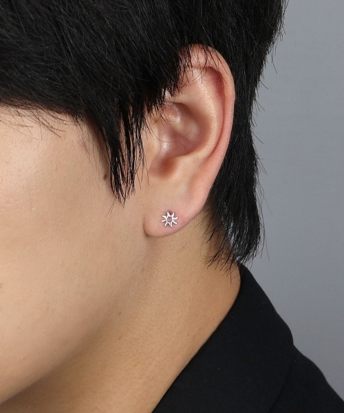 4INT.(フォイント)の「メンズライク バーベル ボディピアス 16G(片耳用) / silver925 (金属アレルギー対応)(ピアス(片耳用)・メンズ・A/B/C・FREE)」の15枚目の写真