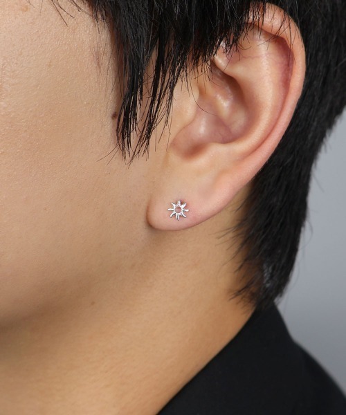 4INT.(フォイント)の「メンズライク バーベル ボディピアス 16G(片耳用) / silver925 (金属アレルギー対応)(ピアス(片耳用)・メンズ・A/B/C・FREE)」の16枚目の写真