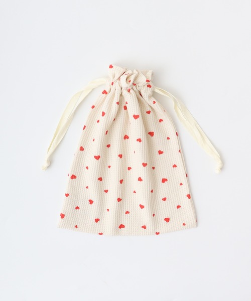 【セール】JEMORGAN ワッフルハート柄セットアップ（ルームウェア/パジャマ）｜JEMORGAN（ジェーイーモーガン）