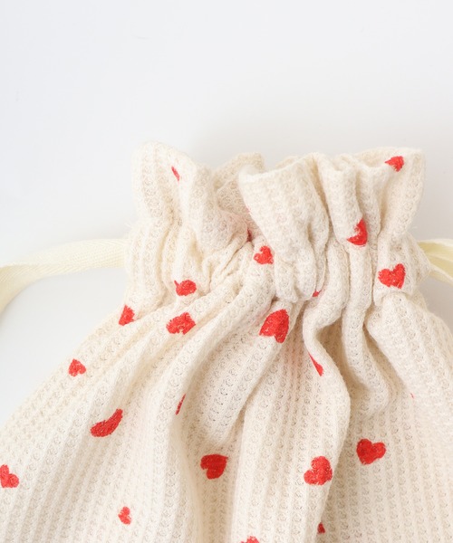 【セール】JEMORGAN ワッフルハート柄セットアップ（ルームウェア/パジャマ）｜JEMORGAN（ジェーイーモーガン）