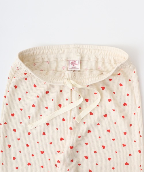 【セール】JEMORGAN ワッフルハート柄セットアップ（ルームウェア/パジャマ）｜JEMORGAN（ジェーイーモーガン）