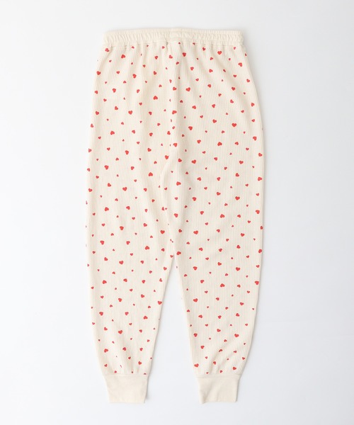 【セール】JEMORGAN ワッフルハート柄セットアップ（ルームウェア/パジャマ）｜JEMORGAN（ジェーイーモーガン）