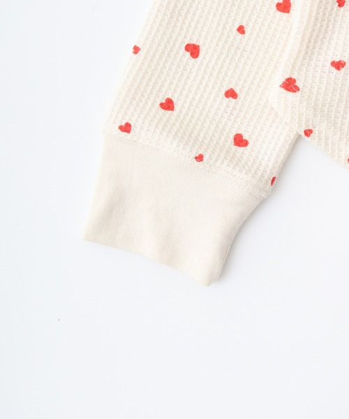 【セール】JEMORGAN ワッフルハート柄セットアップ（ルームウェア/パジャマ）｜JEMORGAN（ジェーイーモーガン）