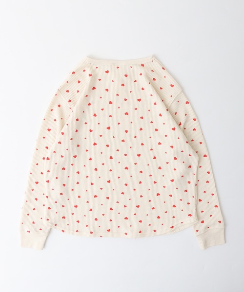 【セール】JEMORGAN ワッフルハート柄セットアップ（ルームウェア/パジャマ）｜JEMORGAN（ジェーイーモーガン）