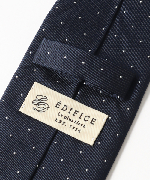 EDIFICE(エディフィス)の「PB ピンドットタイ(ネクタイ・メンズ・ネイビー・FREE)」の3枚目の写真