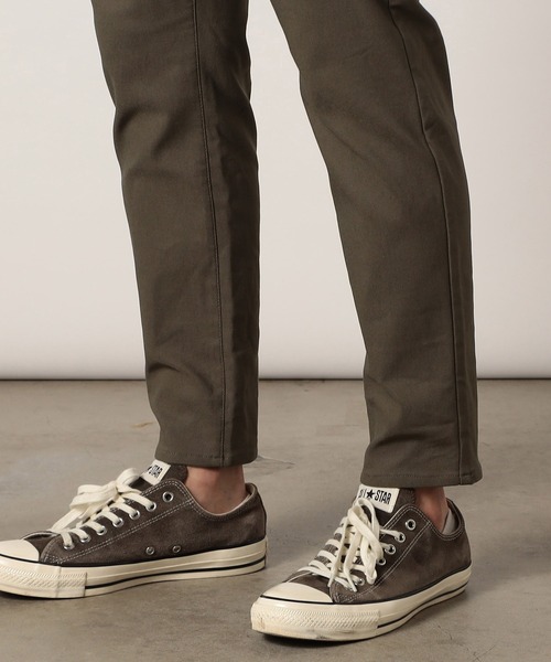 Grand PARK（グランドパーク）の「裏起毛レギンスイージーパンツ（チノパンツ・メンズ・ブラック/チャコールグレー/カーキ・MEDIUM/LARGE/X-LARGE）」の15枚目の写真