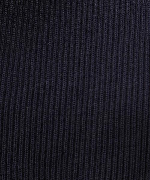 BEAUTY&YOUTH UNITED ARROWS(ビューティーアンドユースユナイテッドアローズ)の「BY VINCENT ET MIREILLE 畦クルーネックニットプルオーバー(ニット/セーター・レディース・ホワイト/オリーブ/ネイビー・38)」の7枚目の写真