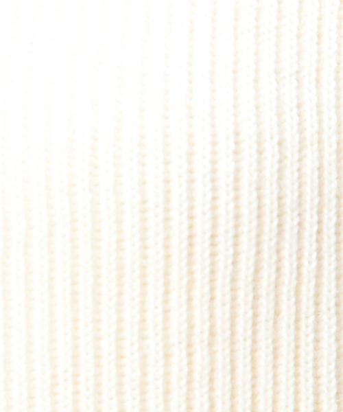BEAUTY&YOUTH UNITED ARROWS(ビューティーアンドユースユナイテッドアローズ)の「BY VINCENT ET MIREILLE 畦クルーネックニットプルオーバー(ニット/セーター・レディース・ホワイト/オリーブ/ネイビー・38)」の9枚目の写真