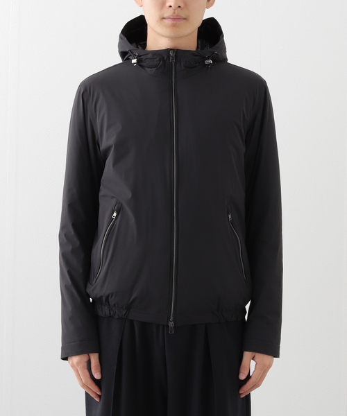 HERNO(ヘルノ)の「HERNO(ヘルノ) Resort フーデッドジップアップブルゾン(ブルゾン・メンズ・ブラック・46/48)」の10枚目の写真
